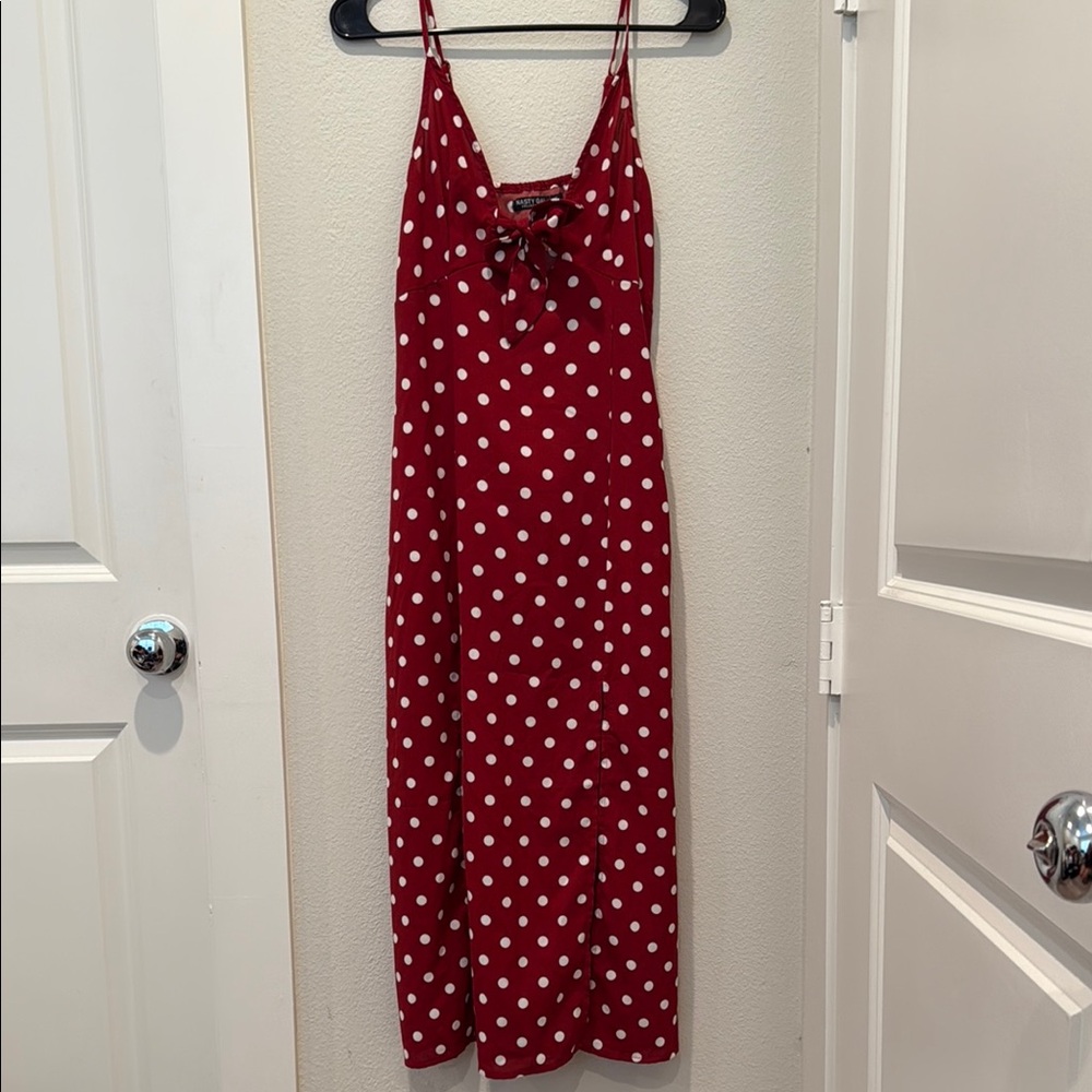 Polka Dot Red Dress